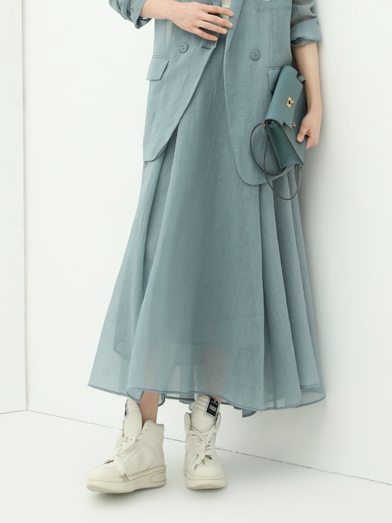 Aesthetic Full-Length Airy Multi-Layered Umbrella Skirt