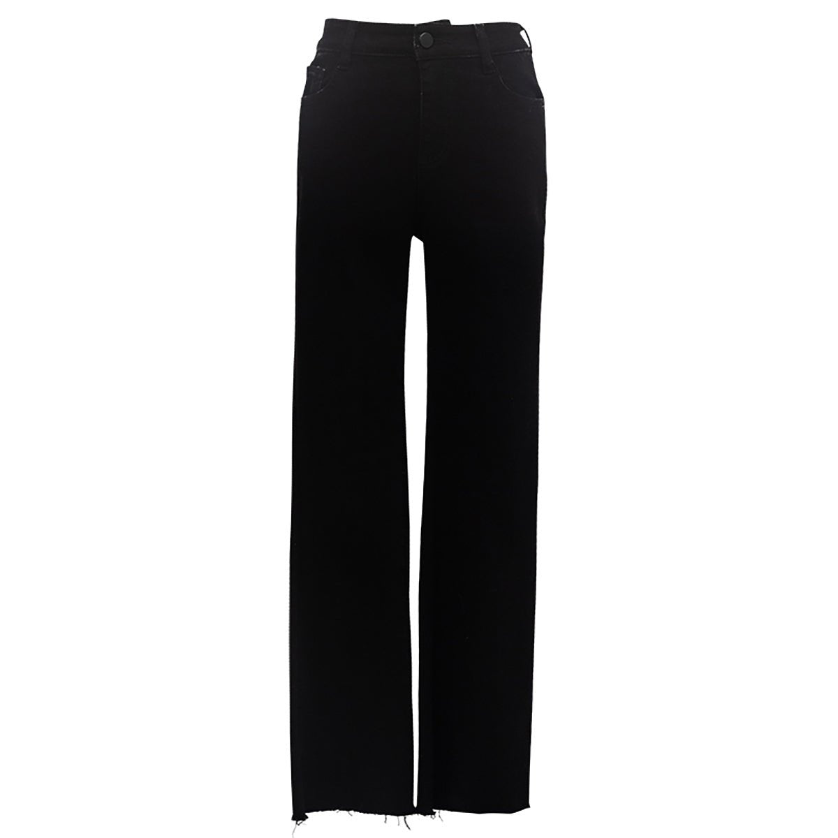 Black Ankle-Length Jeans