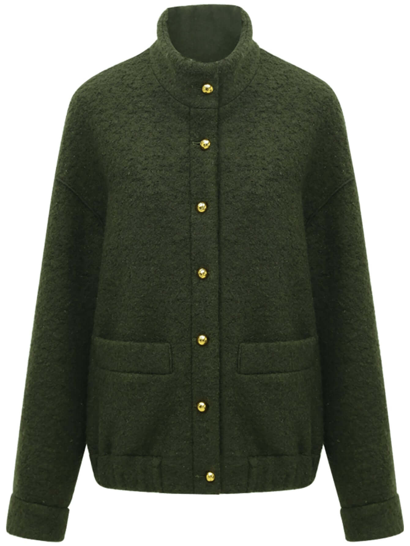 Classic Green Wool Coat